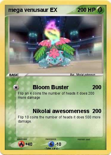Pokemon mega venusaur EX