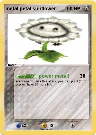Pokemon metal petal sunflower