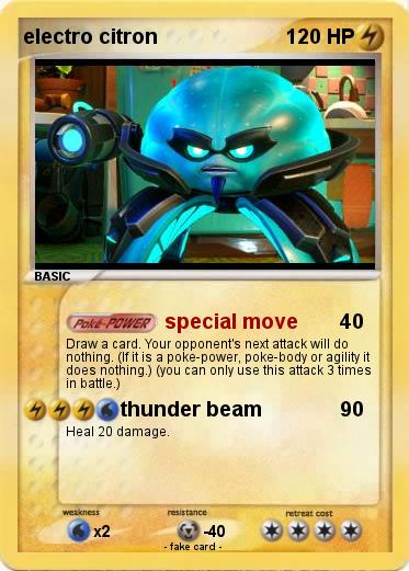 Pokemon electro citron