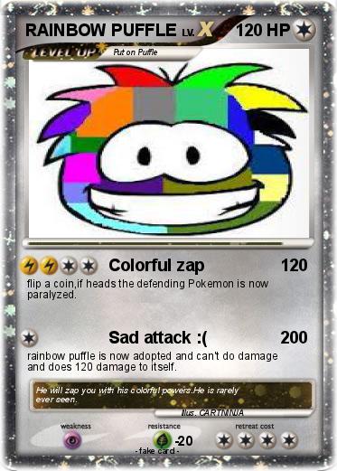 Pokemon RAINBOW PUFFLE