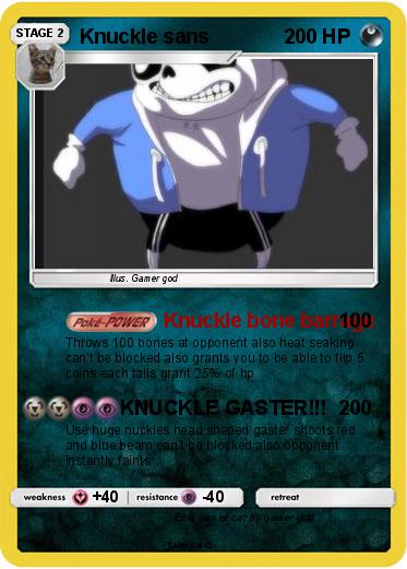 Pokemon Knuckle sans