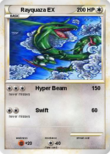 Pokemon Rayquaza EX