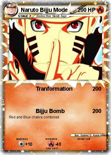 Pokemon Naruto Bijju Mode