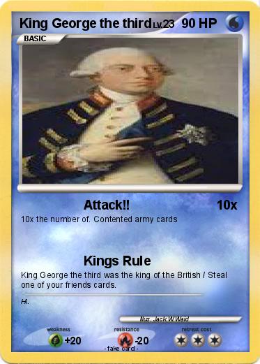 Pokemon King George the third