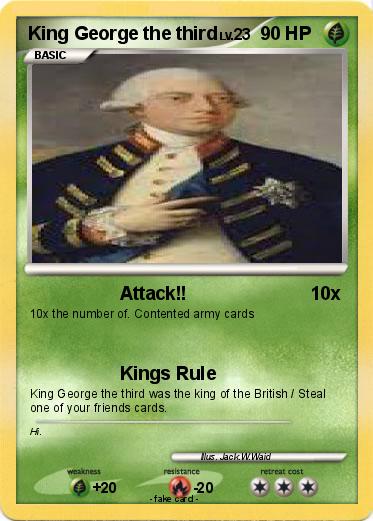 Pokemon King George the third