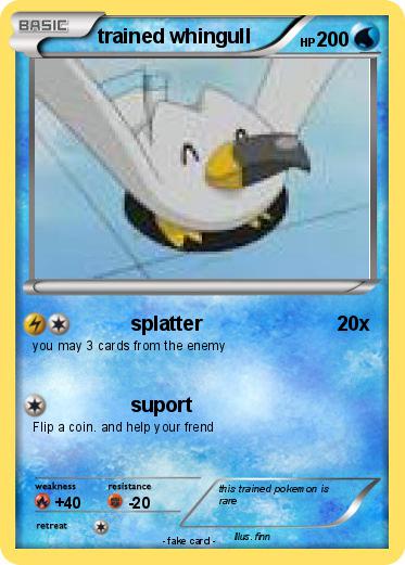 Pokemon trained whingull