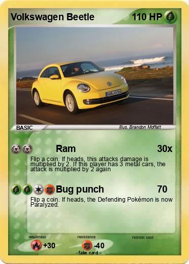 Pokemon Volkswagen Beetle