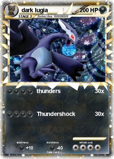 Pokemon dark lugia