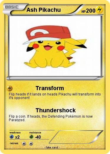Pokemon Ash Pikachu