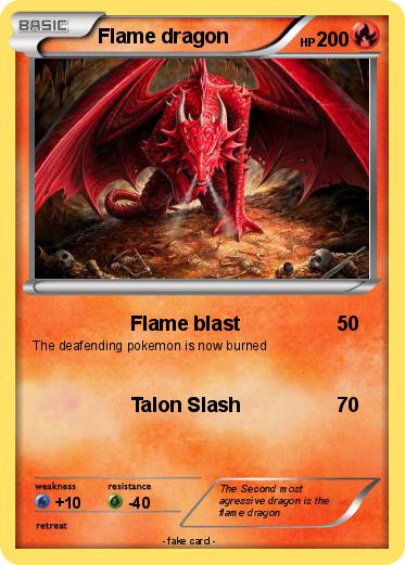 Pokemon Flame dragon