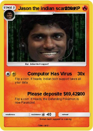 Pokemon Jason the indian scammer