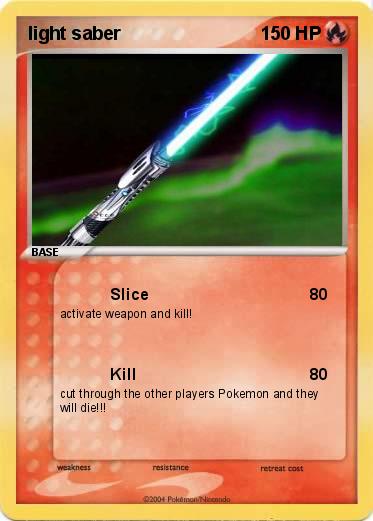 Pokemon light saber