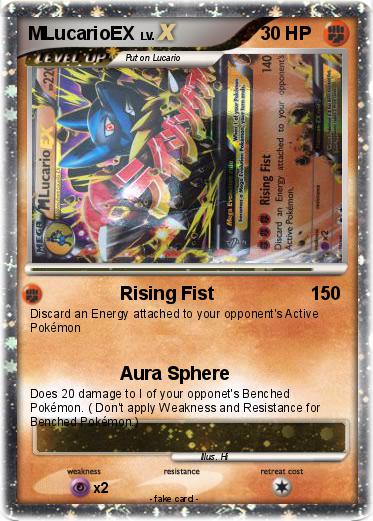 Pokemon MLucarioEX