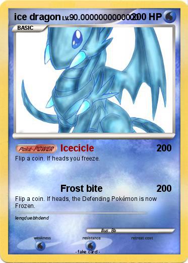 Pokemon ice dragon