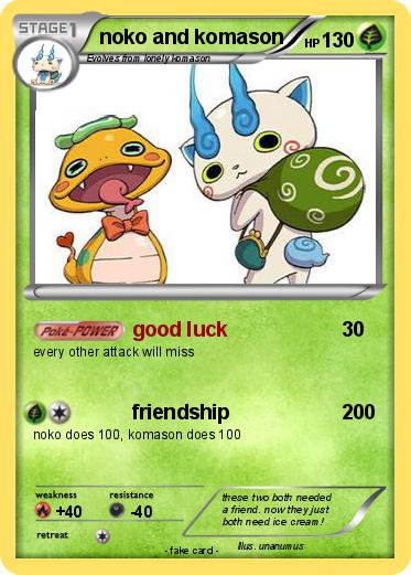 Pokemon noko and komason