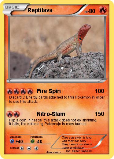 Pokemon Reptilava
