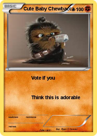 Pokemon Cute Baby Chewbacca