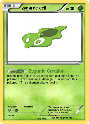 Pokemon zygarde cell