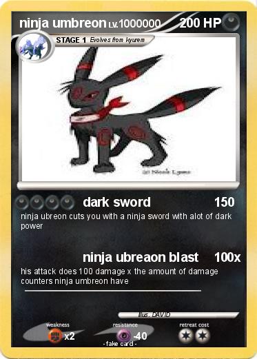 Pokemon ninja umbreon