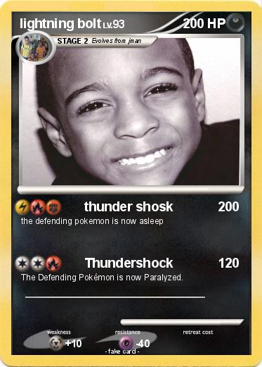 Pokemon lightning bolt