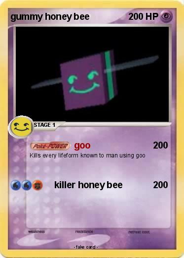 Pokemon gummy honey bee