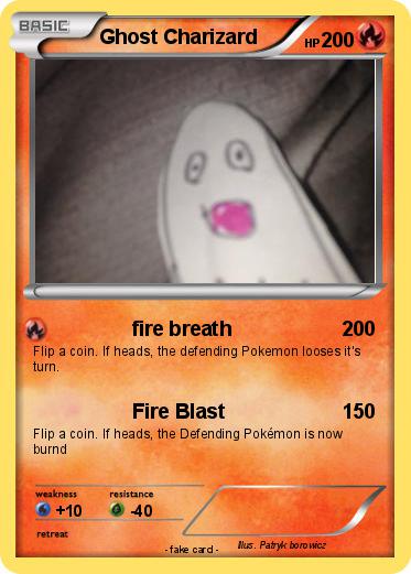 Pokemon Ghost Charizard