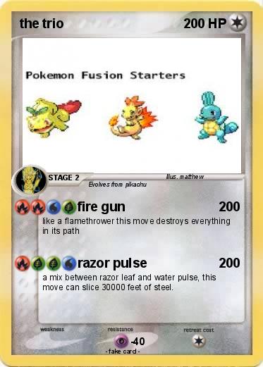 Pokemon the trio