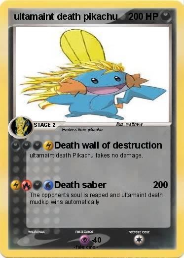 Pokemon ultamaint death pikachu