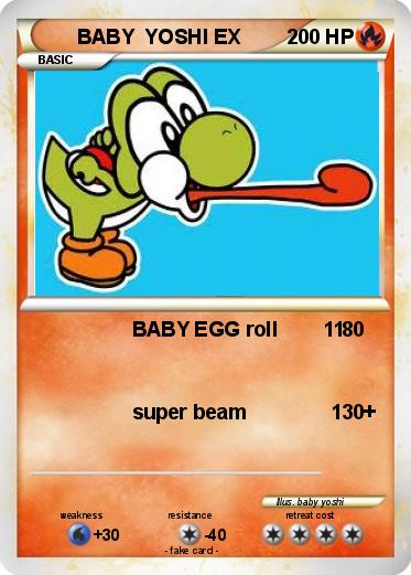 Pokemon BABY  YOSHI EX