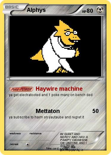 Pokemon Alphys