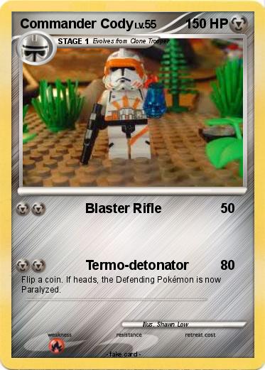 Pokemon Commander Cody