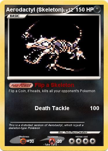 Pokemon Aerodactyl (Skeleton)