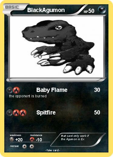 Pokemon BlackAgumon