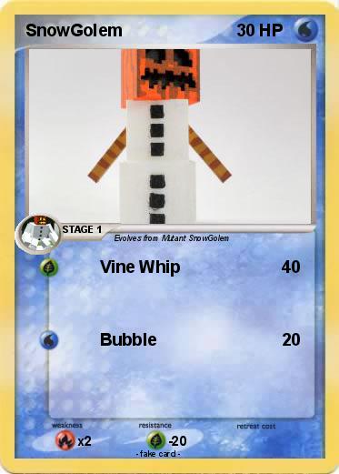 Pokemon SnowGolem