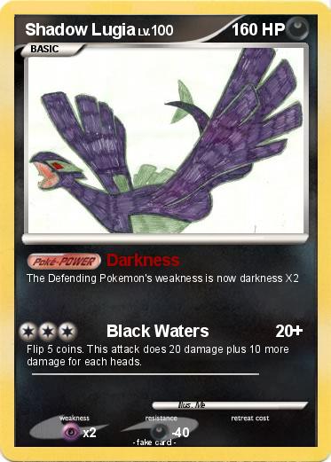 Pokemon Shadow Lugia