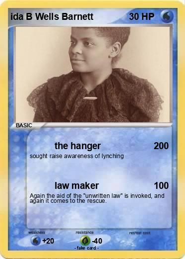 Pokemon ida B Wells Barnett
