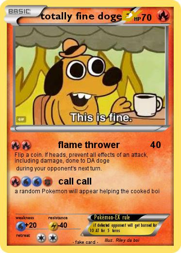 Pokemon totally fine doge