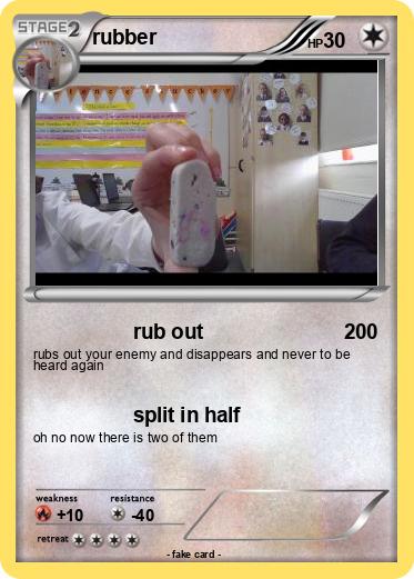 Pokemon rubber