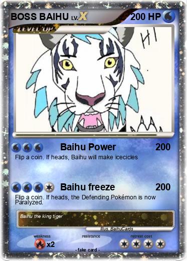 Pokemon BOSS BAIHU