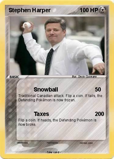 Pokemon Stephen Harper