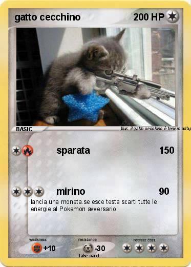 Pokemon gatto cecchino
