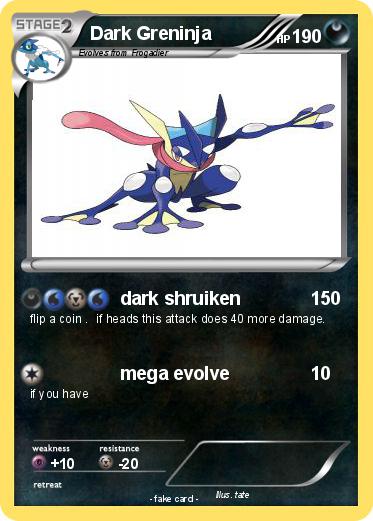 Pokemon Dark Greninja