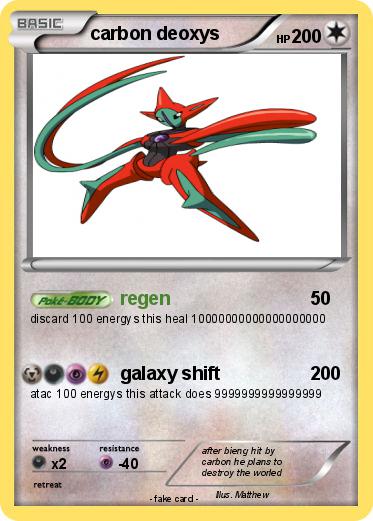 Pokemon carbon deoxys