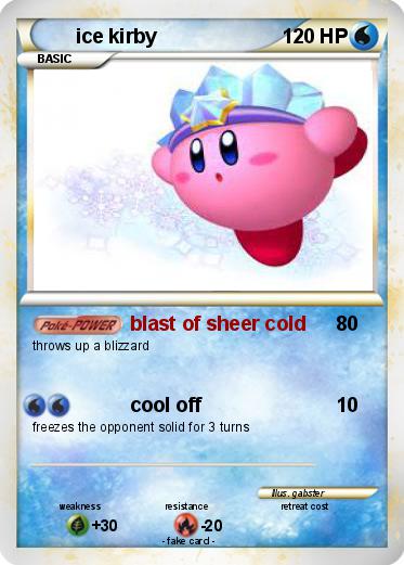 Pokemon ice kirby