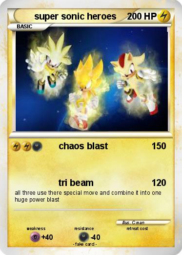 Pokemon super sonic heroes