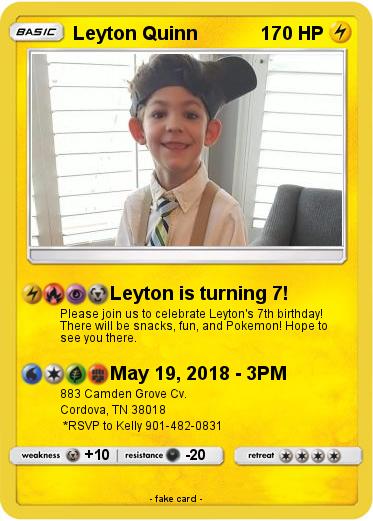 Pokemon Leyton Quinn