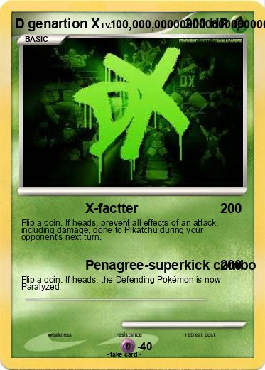 Pokemon D genartion X