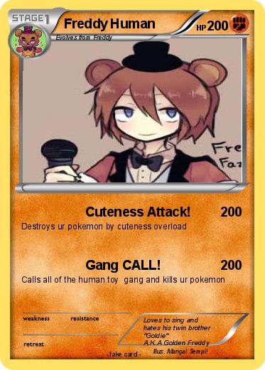 Pokemon Freddy Human