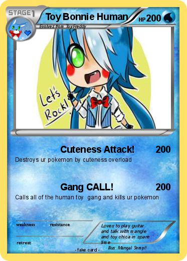 Pokemon Toy Bonnie Human