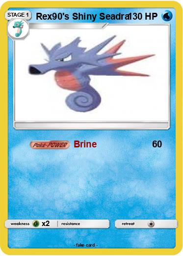 Pokemon Rex90's Shiny Seadra
